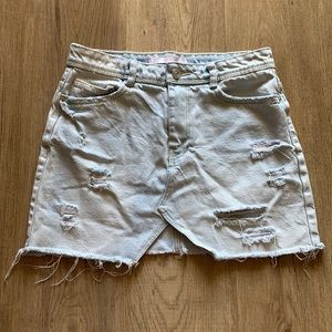 Zara denim skirt